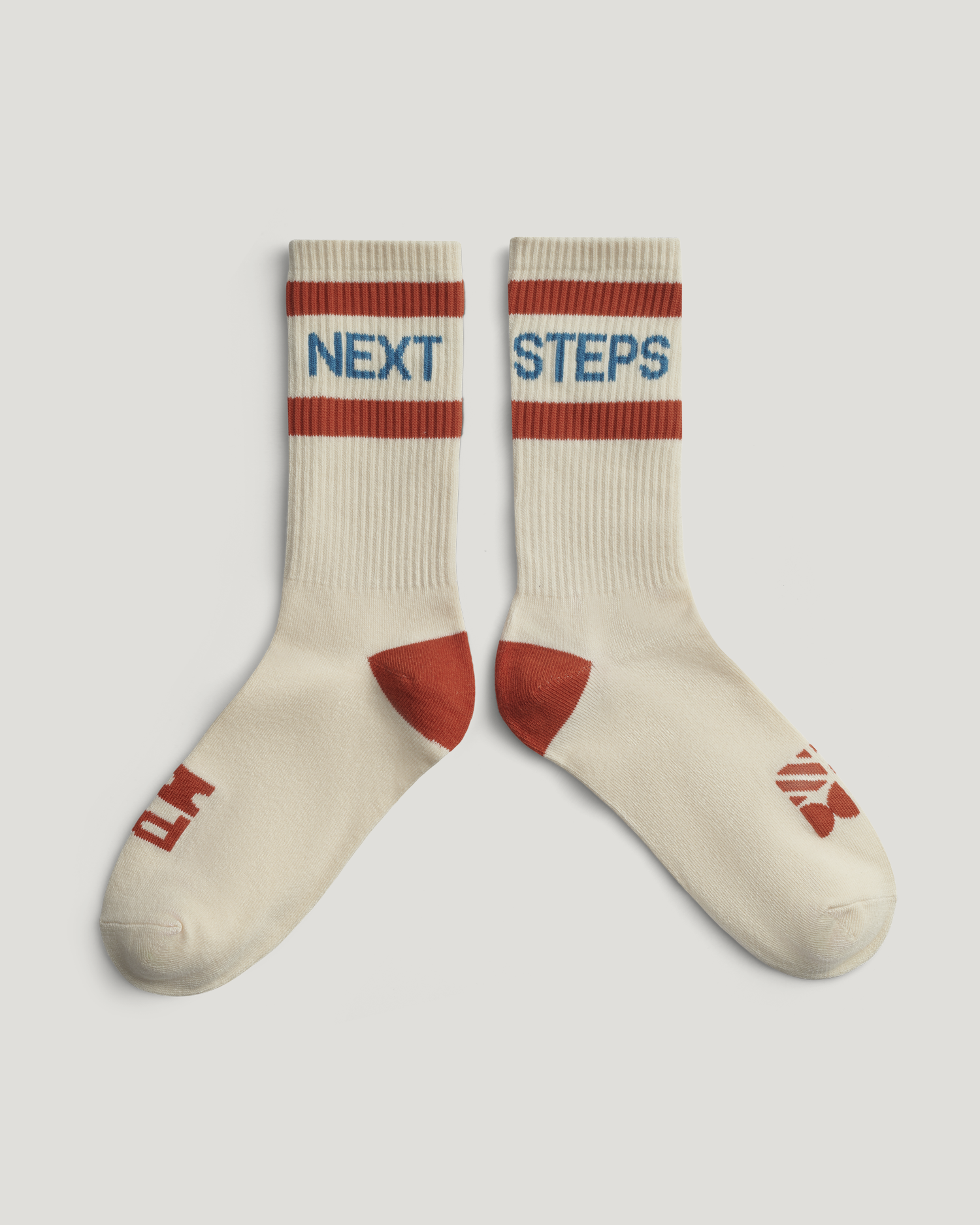 Next Steps Socks Off-White
